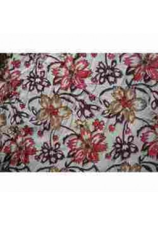 Modern Hand Block Print Design Fabric